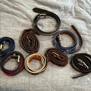 Belts. Selling all together
